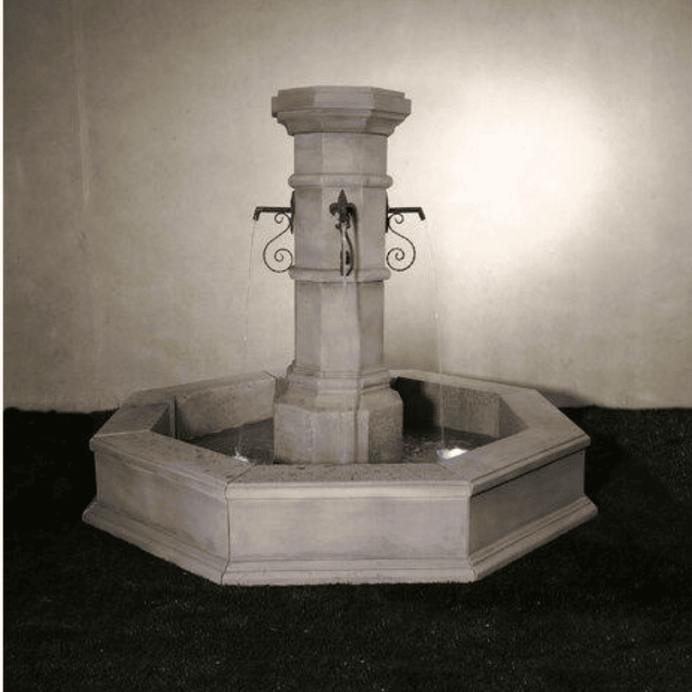 Giannini Garden Outdoor Fountains Giannini Garden Octavius Column Fountain 1731 (Column Only)