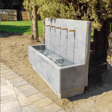 Giannini Garden Outdoor Fountains Giannini Garden Penta Concrete Wall Outdoor Fountain 1747