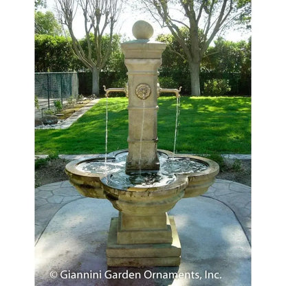 Giannini Garden Outdoor Fountains Giannini Garden Swirl Round Water Spout GI-13