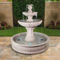 Giannini Garden Outdoor Fountains Velia 1767 / Antico / FREE 4 Pack Light Kit (Fountains USA Special Offer) Giannini Garden Velia Three Tier Pond Fountain 1767