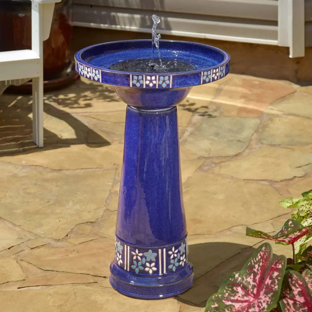 Smart Solar Louisa Solar Birdbath 25373M01