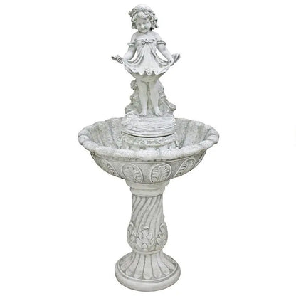 Design Toscano Outdoor Fountains Design Toscano Abigail's Bountiful Apron Cascading Garden Fountain KY3014