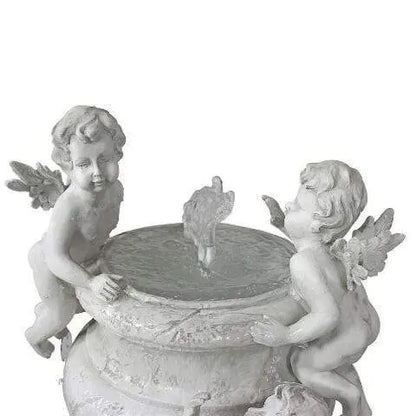 Design Toscano Outdoor Fountains Design Toscano Cherubs at Play Sculptural Garden Outdoor Fountain JY1968