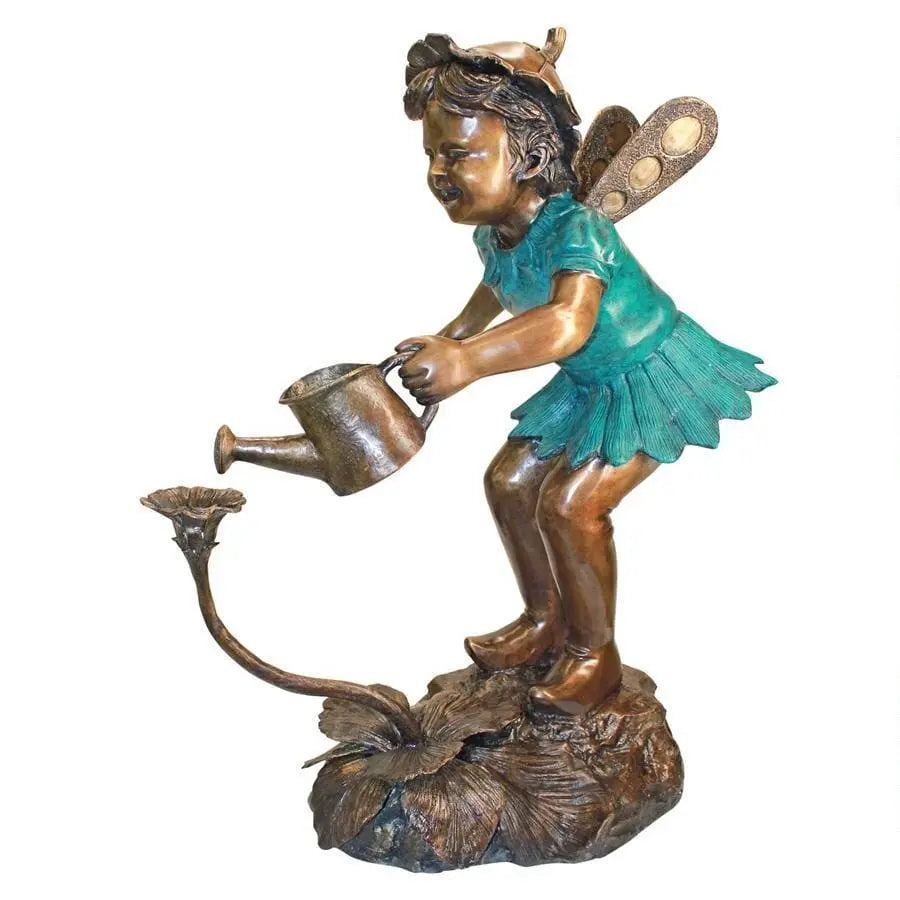 Design Toscano Garden Statues Design Toscano Francine, the Fairy Gardener Cast Bronze Garden Statue PN6641