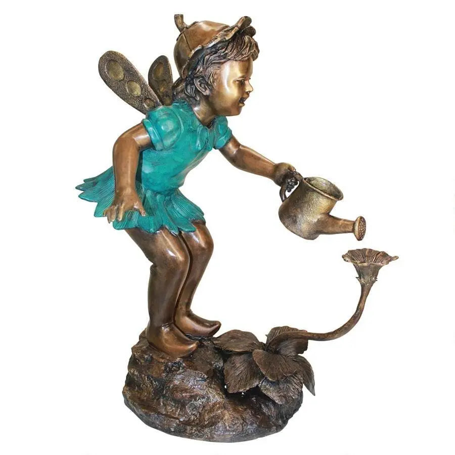 Design Toscano Garden Statues Design Toscano Francine, the Fairy Gardener Cast Bronze Garden Statue PN6641