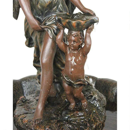 Design Toscano Outdoor Fountains Design Toscano Heavenly Moments Angel Sculptural Fountain KY3002