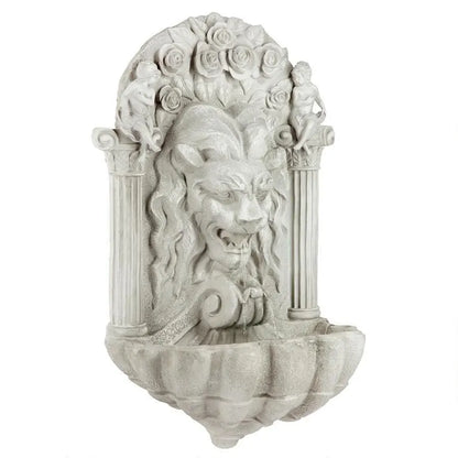 Design Toscano Outdoor Fountains Design Toscano House of York Lion Sculptural Animal Outdoor Fountain KY207