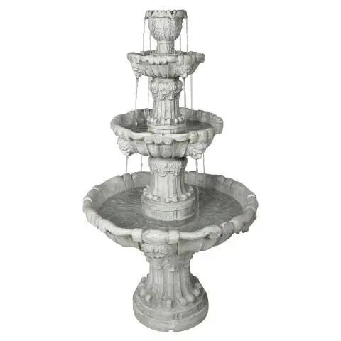 Design Toscano Outdoor Fountains Design Toscano Medici Lion Four-Tier Garden Outdoor Fountain KY2072