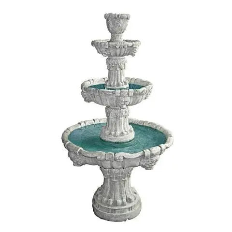 Design Toscano Outdoor Fountains Design Toscano Medici Lion Four-Tier Garden Outdoor Fountain KY2072