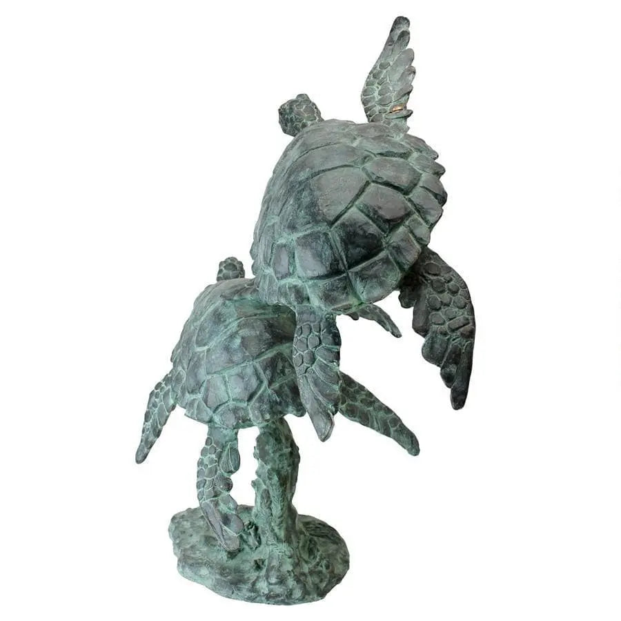 Design Toscano Garden Statues Design Toscano Sea Turtles Bronze Garden Statue PK2219