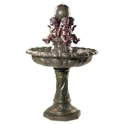 Design Toscano Outdoor Fountains Design Toscano The Four Splashing Putti Sculptural Garden Outdoor Fountain KY400421