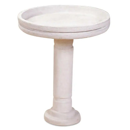 Giannini Garden Outdoor Fountains Giannini Garden Deco Bird Bath Outdoor Cast Stone 437