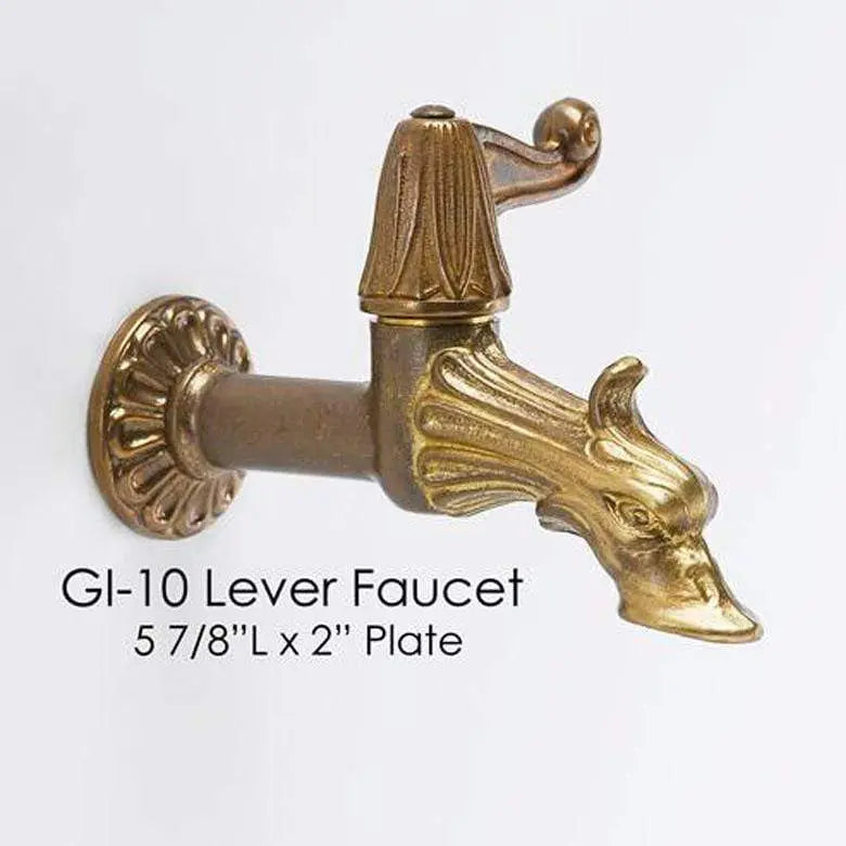 Giannini Garden Outdoor Fountains Giannini Garden Lever Faucet Water Spout GI-10