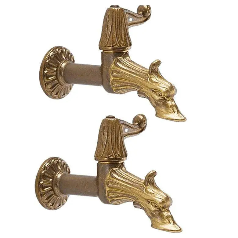 Giannini Garden Outdoor Fountains Giannini Garden Lever Faucet Water Spout GI-10 (Double-2) Giannini Garden Lever Faucet Water Spout GI-10