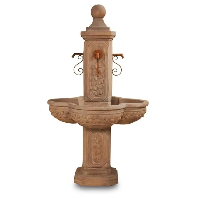 Giannini Garden Outdoor Fountains Giannini Garden Limone Spout Concrete Courtyard Outdoor Fountain 1582