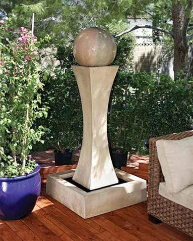 Phoenix Precast Outdoor Fountains I / Absolute / With Ball Phoenix Precast I 32" Wide Concrete Outdoor Fountain G-IIIF*-