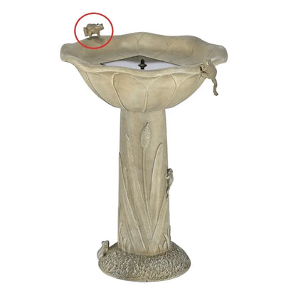 Smart Solar Outdoor Fountains Acadia Traditional Birdbath / 18.5" Diameter x 23" High Smart Solar Acadia Traditional Birdbath 70022